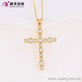 32434- Xuping Jewelry Trendy Charm Christma Gifts 18K colgante cruzado chapado en oro